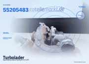 Turbolader Opel Zafira/Zafira Family B (A05) 55205483