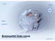 Bremssattel links vorne AUDI A3 (8P)