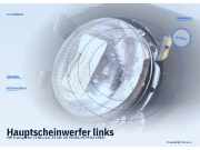 Hauptscheinwerfer links VW Transporter T3 Bus