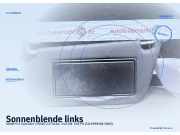 Sonnenblende links SAAB 9-3 Cabriolet (YS3D)