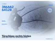 Türschloss rechts hinten MAZDA 3 (BK) 3N6AA26412B