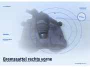 Bremssattel rechts vorne FIAT Brava (182)