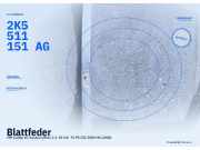 Blattfeder VW Caddy III Kasten (2KA) 2K5511151AG