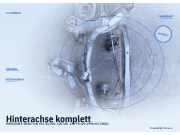 Hinterachse komplett MERCEDES-BENZ SLK (R170)