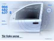 Tür links vorne FIAT Panda (169) 0051767631 0046826375