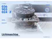 Lichtmaschine VW Golf V (1K) 036903024J