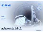 Außenspiegel links PEUGEOT 206+ (T3E) 8154JA 8148YE