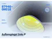 Außenspiegel links PEUGEOT 107 87940-0H010