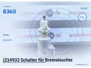 (214933 Schalter für Bremsleuchte FIAT Punto (176) 2867) B365