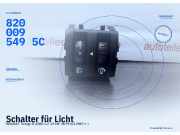 Schalter für Licht RENAULT Twingo II (CN0) 8200095495C
