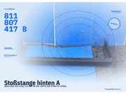 Stoßstange hinten AUDI 100 (44, 44Q, C3) 811807417B