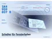 Schalter für Fensterheber SEAT Leon (1P) 1K4959857B