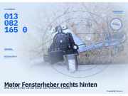 Motor Fensterheber rechts hinten OPEL Vectra B (J96) 0130821650