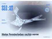 Motor Fensterheber rechts vorne OPEL Omega B Caravan 053.60003.02