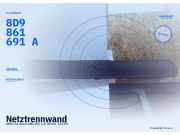 Netztrennwand AUDI A4 Avant (8D, B5) 8D9861691A