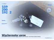 Wischermotor vorne MITSUBISHI Galant VI Station Wagon (EA0) 1592001922