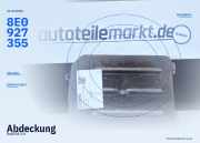 Abdeckung Audi A4 (B6) 8E0927355