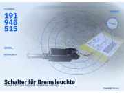 Schalter für Bremsleuchte VW Golf II (19E) 191945515