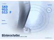 Blinkerschalter VW Golf V (1K) 1K0953513F