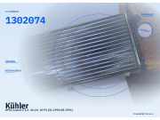 Kühler OPEL Kadett E 1302074