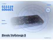 Blende Stoßstange BMW 3er (E36) 511119606601