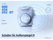 Schalter für Außenspiegel MERCEDES-BENZ Vito Bus (638) A0045459207