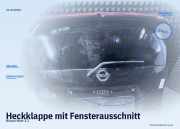 Heckklappe mit Fensterausschnitt Nissan Note (E12)