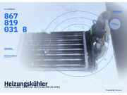Heizungskühler VW Polo II (86C) 867819121 867819031B
