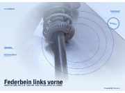 Federbein links vorne AUDI A4 (8D, B5)