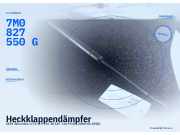 Heckklappendämpfer SEAT Alhambra I (7V) 7M0827550G
