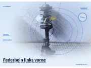 Federbein links vorne OPEL Omega B