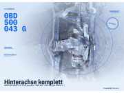 Hinterachse komplett AUDI Q5 (8R) 0BD500043G