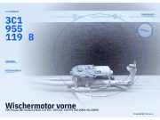 Wischermotor vorne VW Passat B6 Variant (3C5) 3C1955119B