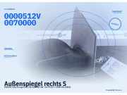 Außenspiegel rechts SMART City-Coupe (MC 01) 0000512V0070000