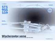 Wischermotor vorne VW Caddy III Kasten (2KA) 2K1955119D 1T1955119