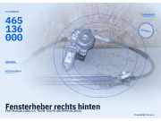 Fensterheber rechts hinten FIAT Multipla (186) 465136000