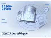 (109077 Drosselklappe HYUNDAI i30 (FD) 351002A900) 35100-2A900
