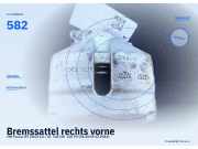 Bremssattel rechts vorne VW Passat B7 (362) 582