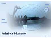 Federbein links vorne AUDI A4 (8D, B5)