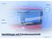 Heckklappe mit Fensterausschnitt FIAT Panda (169)