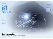 Tachometer VW Golf III (1H) 1H6919033B