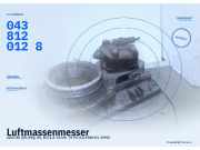 Luftmassenmesser AUDI 80 (89, 89Q, 8A, B3) 0438120128