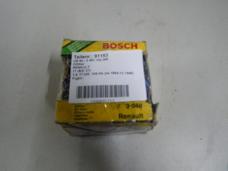 Ölfilter RENAULT 11 (B/C 37) 0 451 103 060