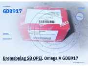 Bremsbelag SB OPEL Omega A GDB917