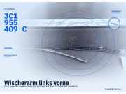 Wischerarm links vorne VW Passat B6 Variant (3C5) 3C1955409C