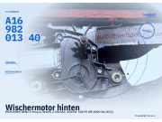 Wischermotor hinten MERCEDES-BENZ A-Klasse (W169) A1698201340