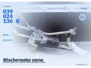 Wischermotor vorne PEUGEOT 206 CC 0390241360