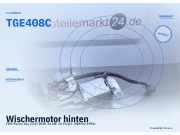 Wischermotor hinten FIAT Panda Van (141) TGE408C