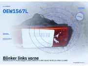 Blinker links vorne SUBARU Leone II Station Wagon (LANK) OEW1567L