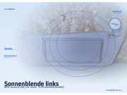 Sonnenblende links OPEL Vectra B (J96)